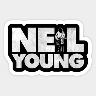 Neil Young Vintage Vibes Sticker